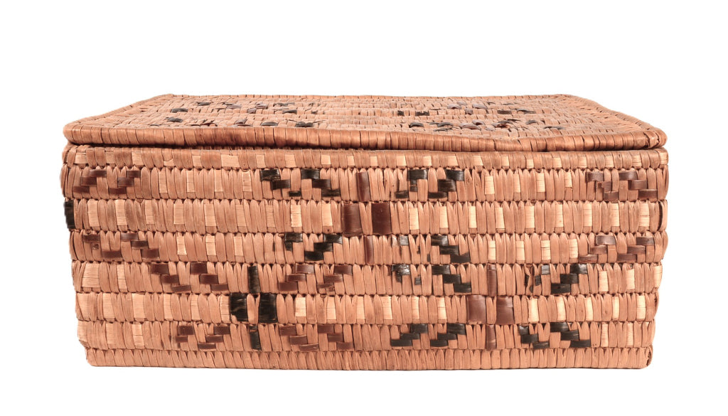 Salish (Thompson River) Lidded Basket