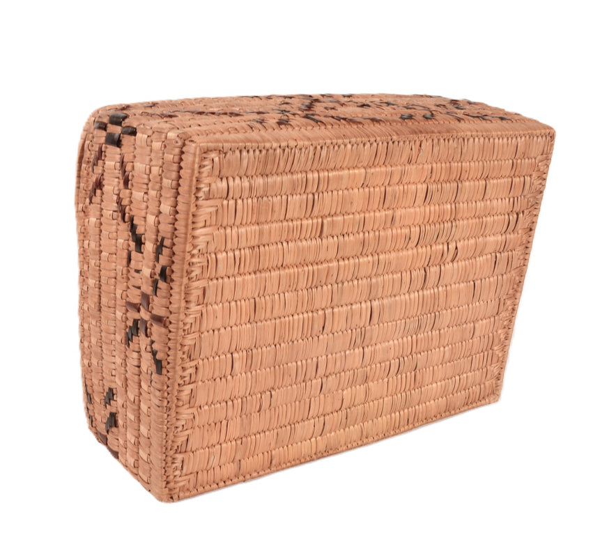 Salish (Thompson River) Lidded Basket