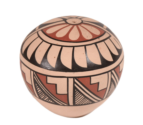 Jemez Pueblo Polychrome Seed Pottery By Romero