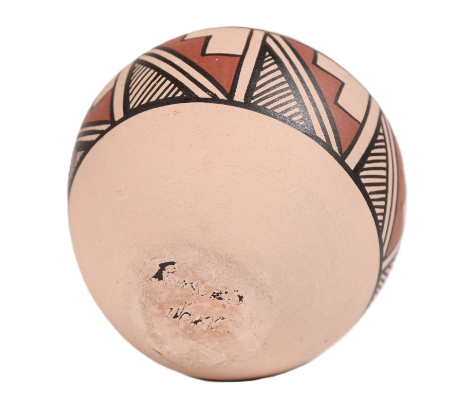 Jemez Pueblo Polychrome Seed Pottery By Romero
