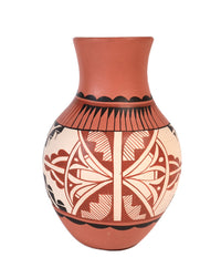 Jemez Pueblo Tall Jar Vase Pottery By Lupita T. Yapa