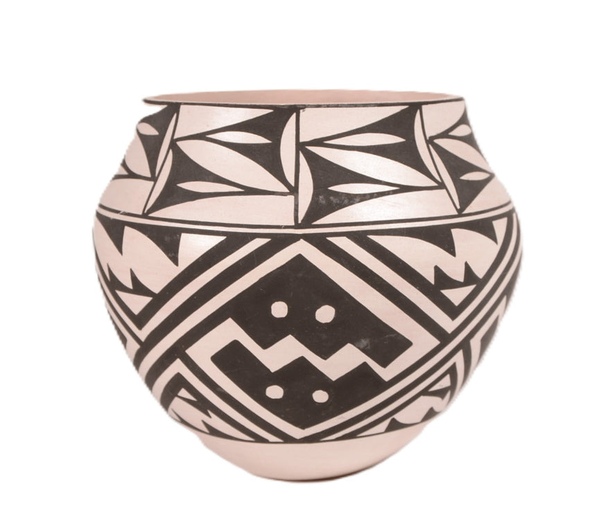 Acoma Pueblo Black on White Pottery By D. Antonia