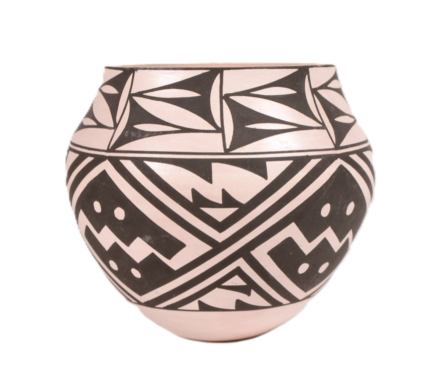 Acoma Pueblo Black on White Pottery By D. Antonia