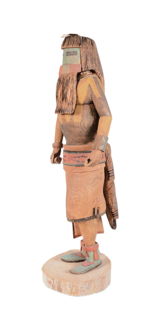 Hopi Pueblo Long Hair Kachina Doll By Alexander Youvella