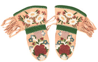 Plains Indian Beaded Mittens Pair of 2