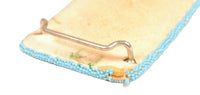 Shoshone/Paiute Beaded Hide Belt Buckle