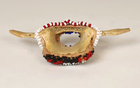 Paiute Beaded Scarf Slide Beaded Steer Head
