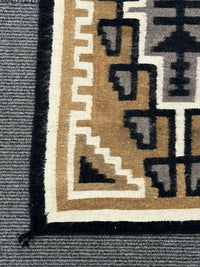 Navajo Two Gray Hills Rug By Edna Begay