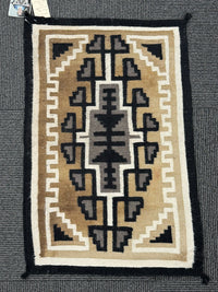 Navajo Two Gray Hills Rug By Edna Begay