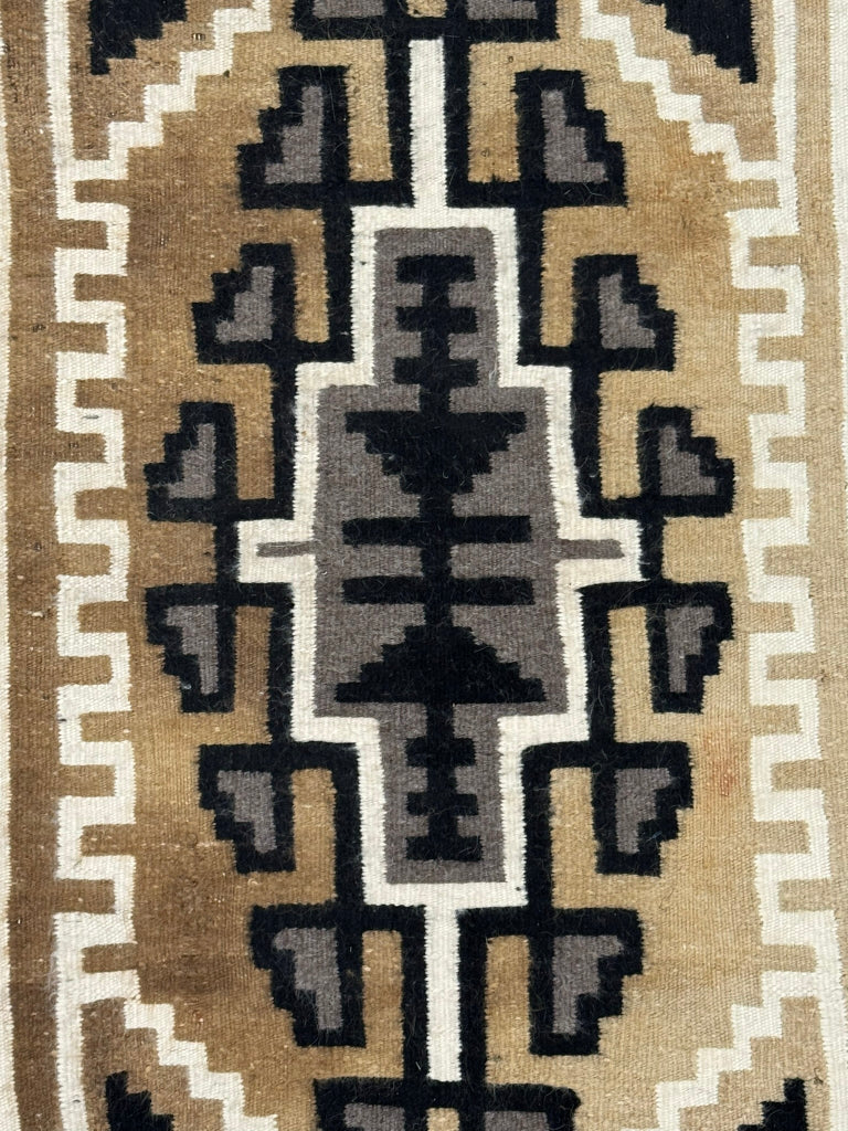 Navajo Two Gray Hills Rug By Edna Begay