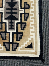 Navajo Two Gray Hills Rug By Edna Begay