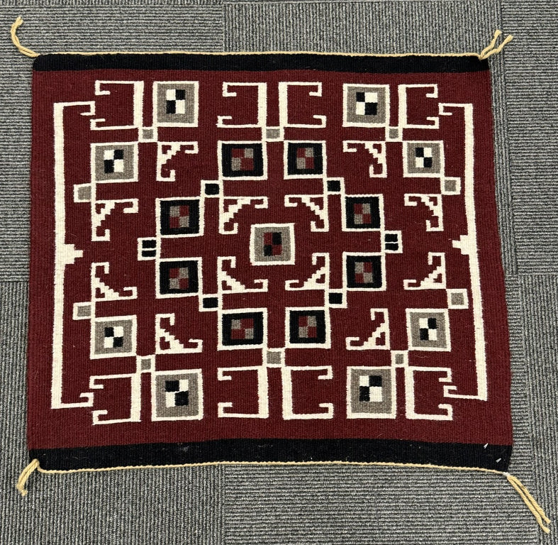 Navajo Single Saddle Blanket Ganado Rug