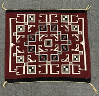 Navajo Single Saddle Blanket Ganado Rug