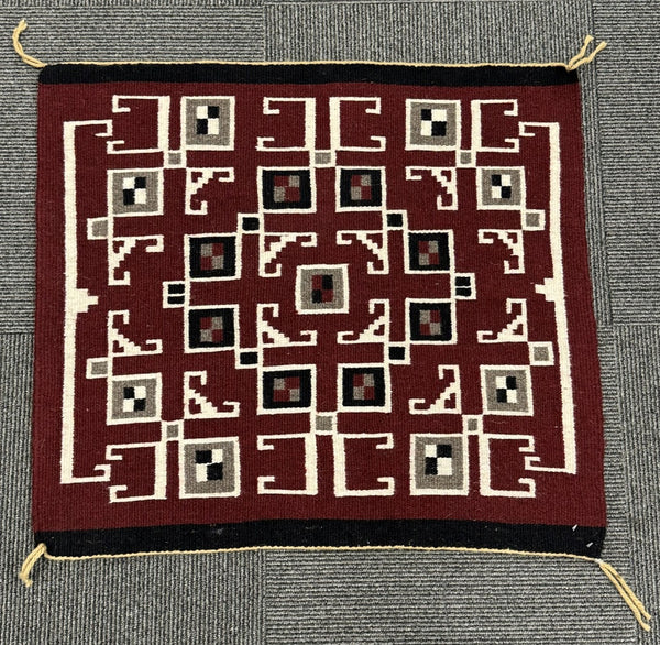 Navajo Single Saddle Blanket Ganado Rug