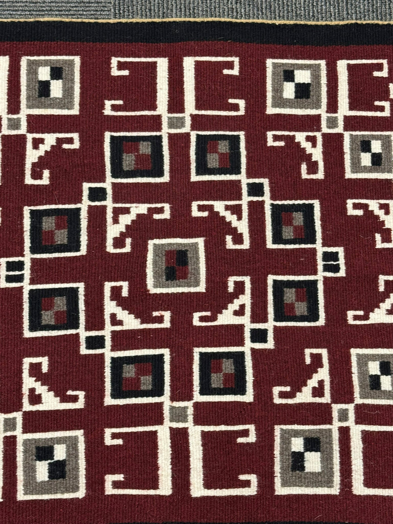 Navajo Single Saddle Blanket Ganado Rug