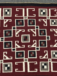 Navajo Single Saddle Blanket Ganado Rug