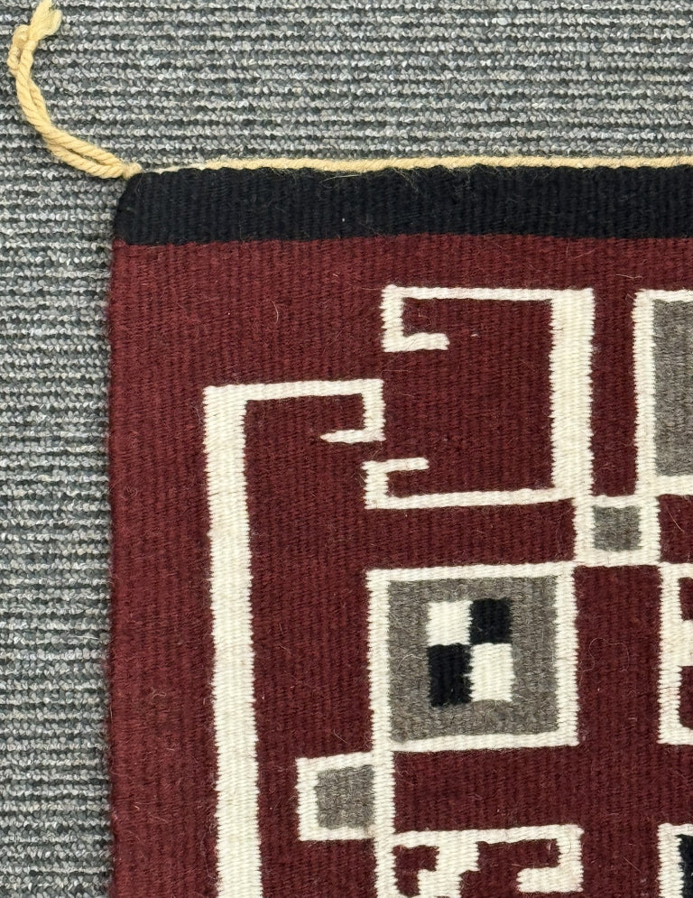 Navajo Single Saddle Blanket Ganado Rug
