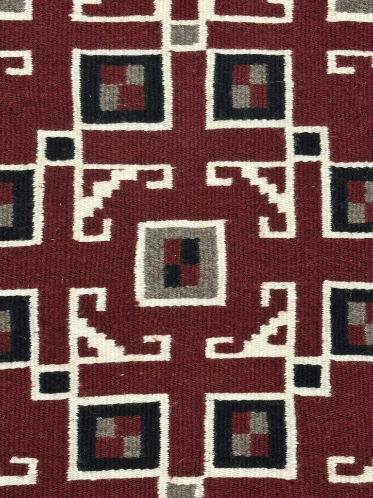 Navajo Single Saddle Blanket Ganado Rug