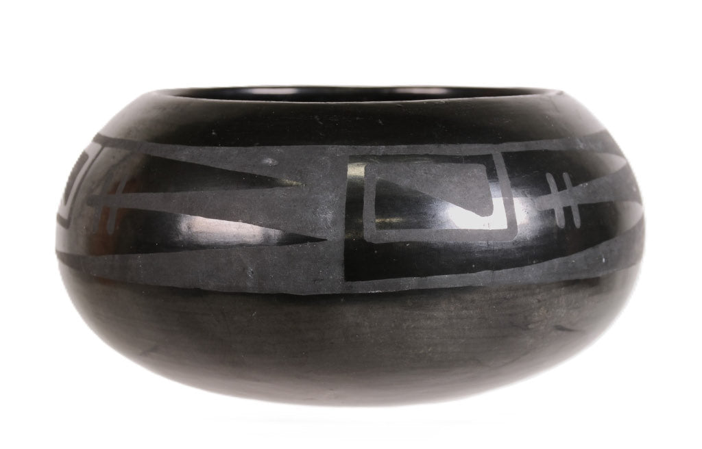 San Ildefonso Pueblo Pottery By Maria and Julian; Signed "Marie"