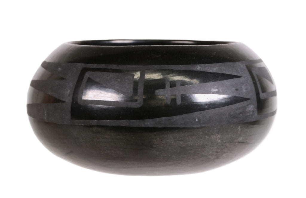 San Ildefonso Pueblo Pottery By Maria and Julian; Signed "Marie"