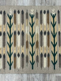 Navajo Corn and Prayer Feather Rug