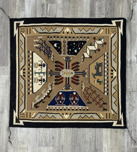 Navajo Rug; Sand Painting Rug