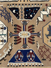 Navajo Rug; Sand Painting Rug