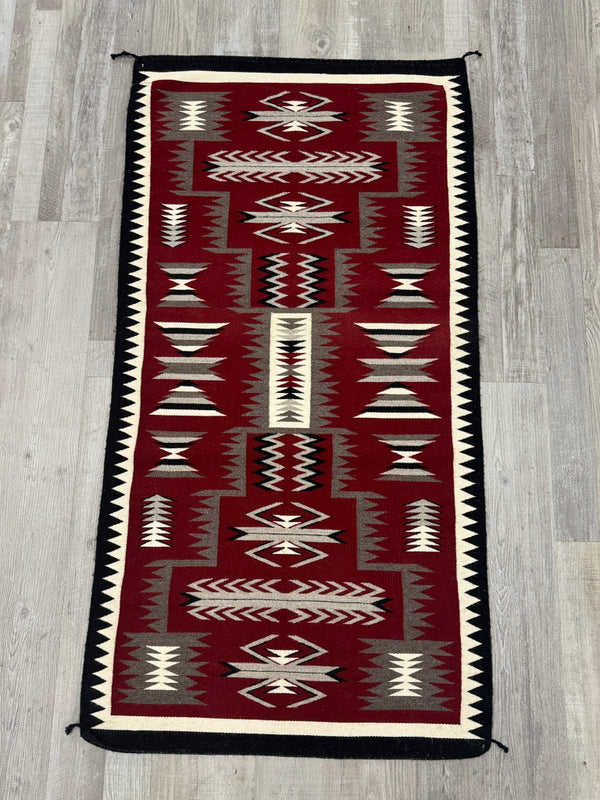 Navajo Rug; Storm Pattern