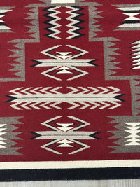 Navajo Rug; Storm Pattern