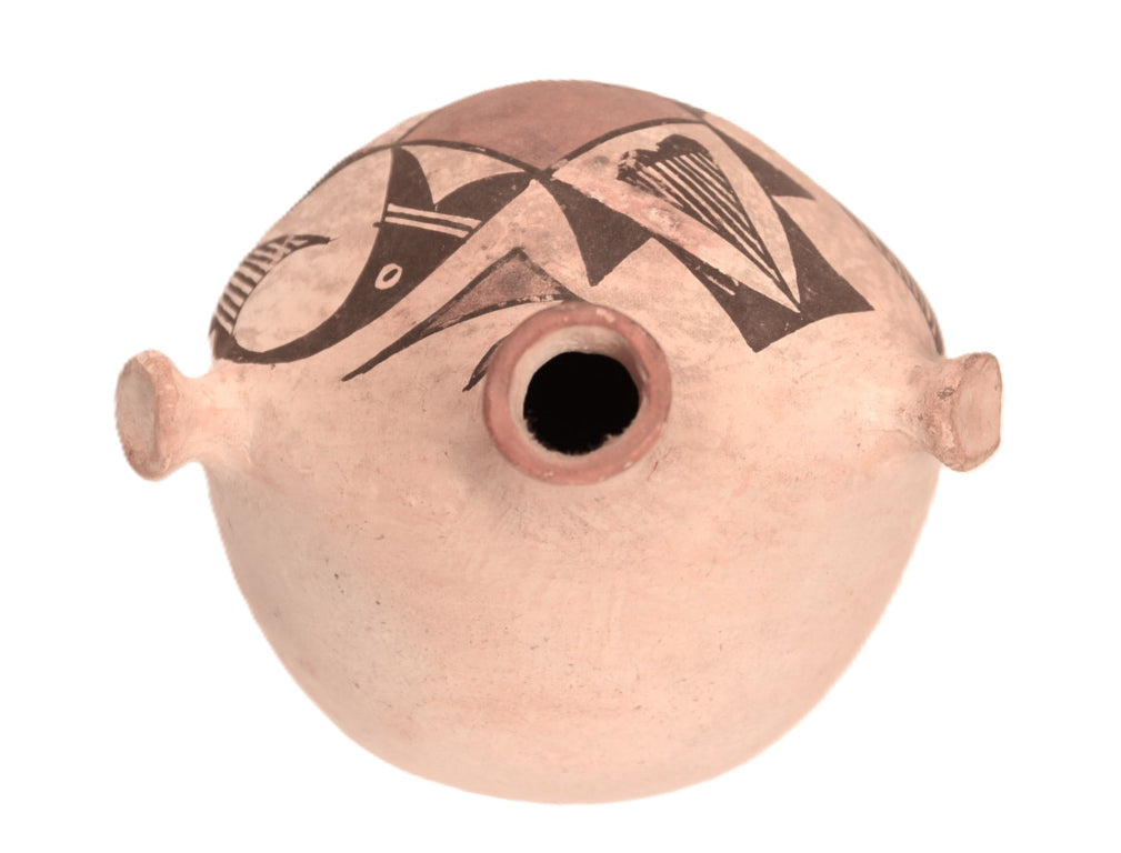 Acoma Pueblo Jar with Lugs By M. Z. Chino
