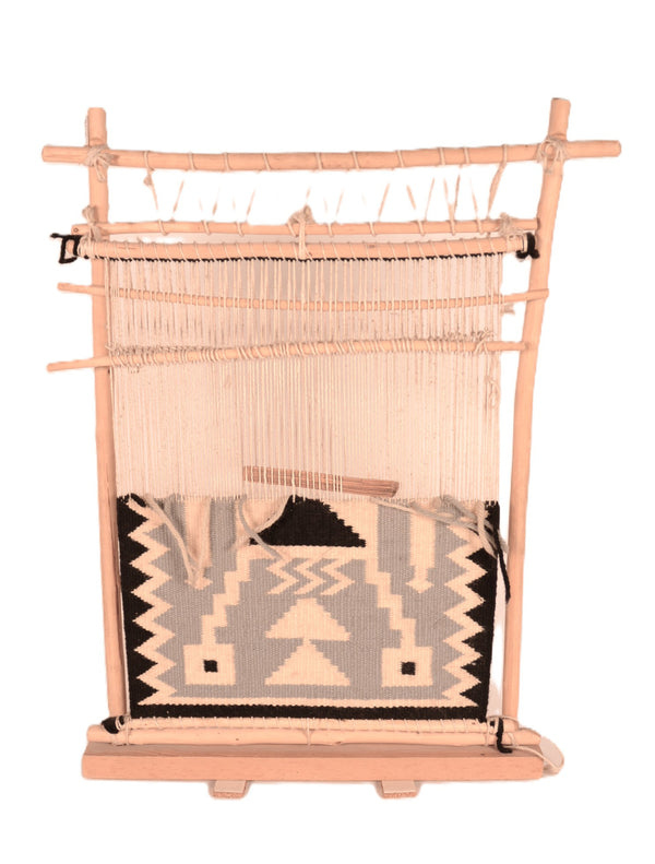 Navajo Miniature Loom Weaving Sample