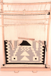 Navajo Miniature Loom Weaving Sample