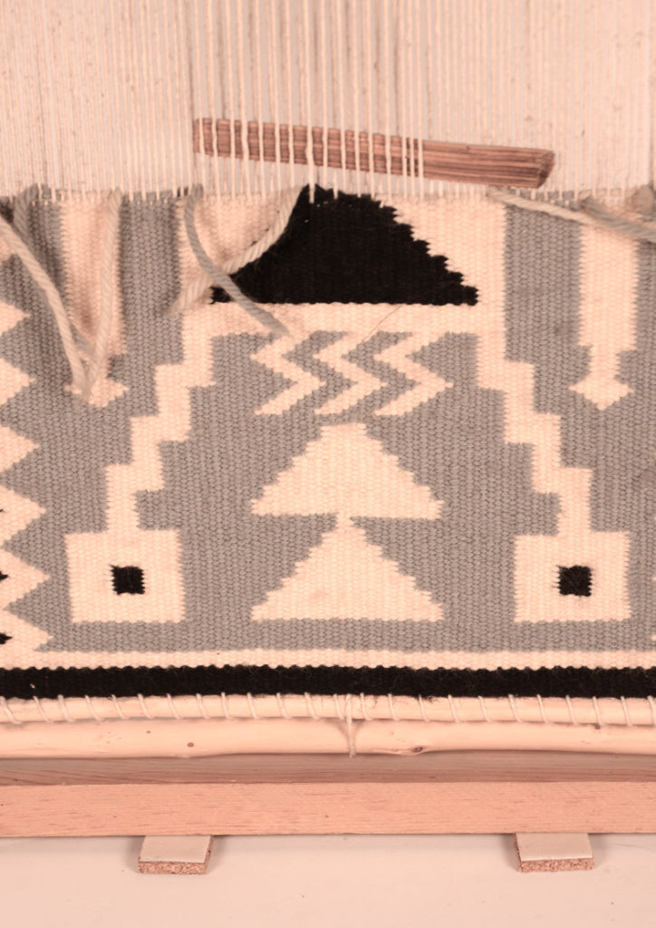 Navajo Miniature Loom Weaving Sample