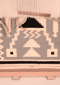 Navajo Miniature Loom Weaving Sample