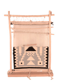 Navajo Miniature Loom Weaving Sample