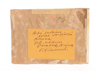 Hopi Pueblo Indians Home at Walpi Arizona - Small Oil Painting By E.A. Burbank