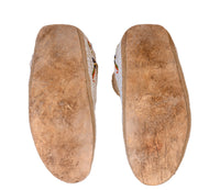 Antique Cheyenne Hide Beaded Moccasins