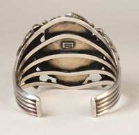 Navajo Santa Fe Bracelet By Johnny Pablo; Thunderbird Design