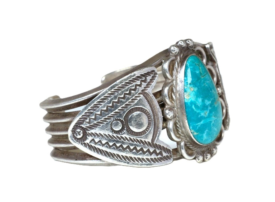 Navajo Sterling Silver with Turquoise Bracelet