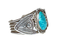 Navajo Sterling Silver with Turquoise Bracelet