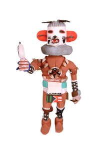 Hopi Pueblo Hanging White Rodent Kachina Doll
