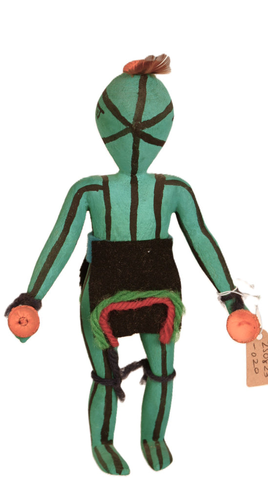 Hopi Pueblo Hanging Green Watermelon Man Kachina Doll
