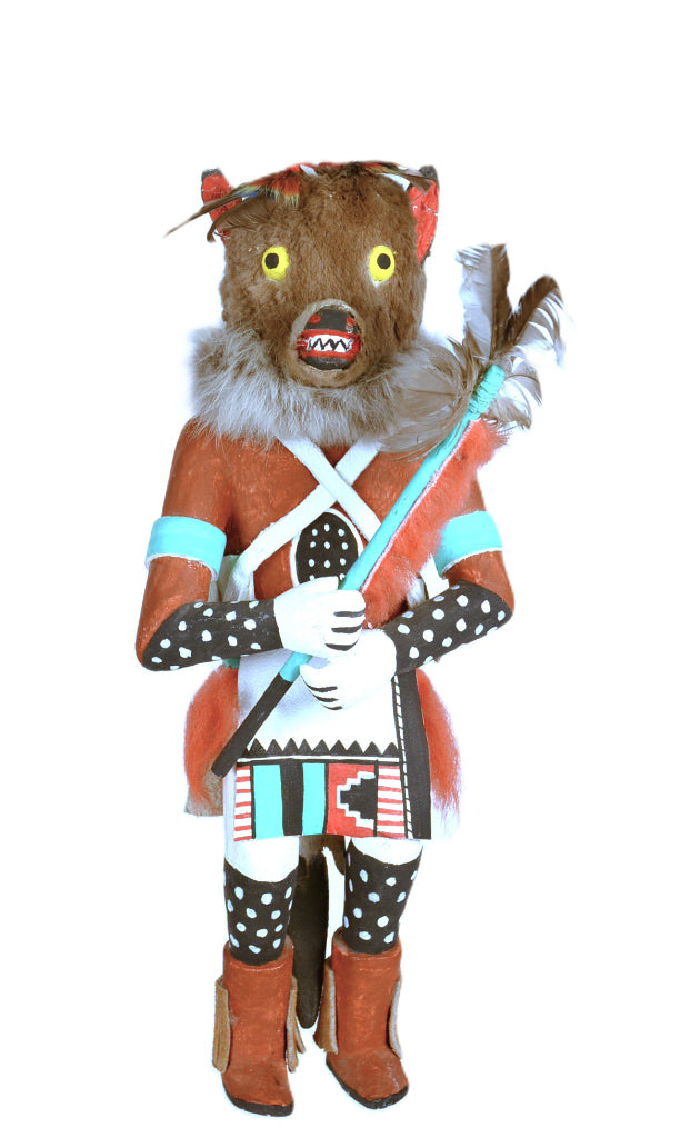 Hopi Pueblo Hanging Wolf Kachina Doll