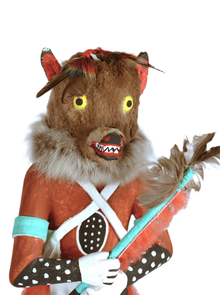Hopi Pueblo Hanging Wolf Kachina Doll