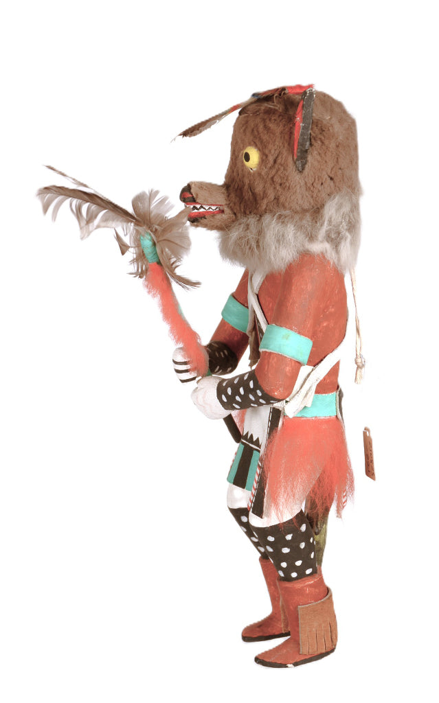 Hopi Pueblo Hanging Wolf Kachina Doll