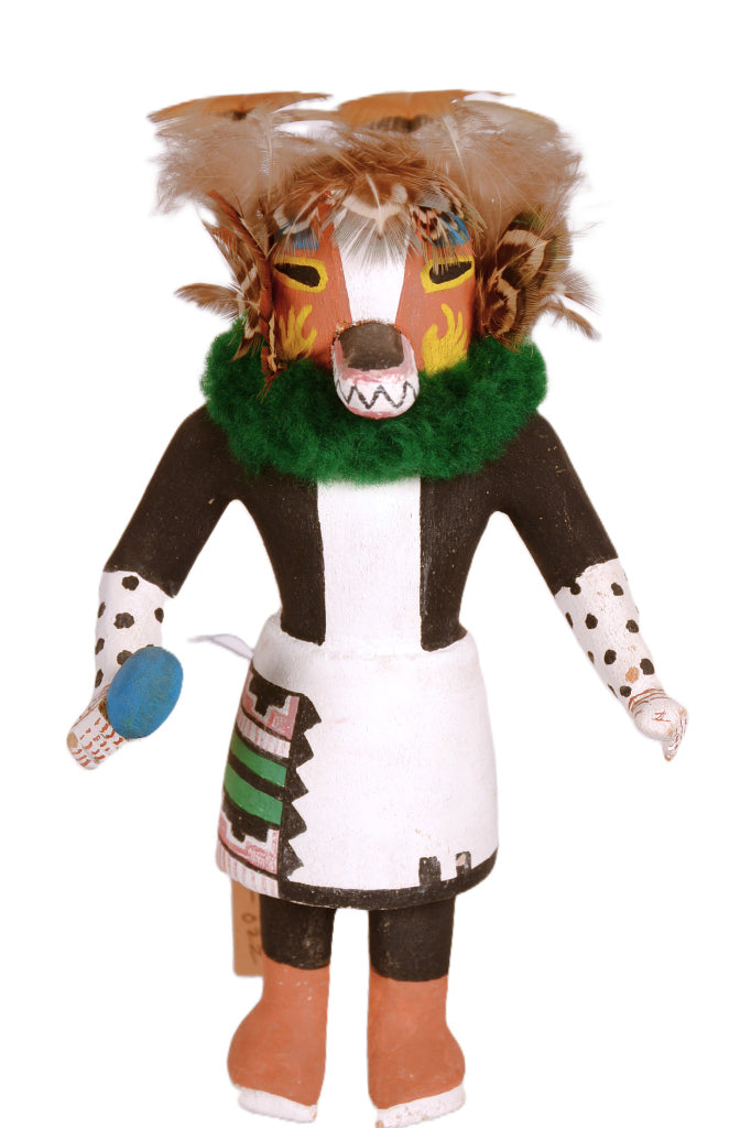 Hopi Pueblo Hanging Badger Kachina Doll