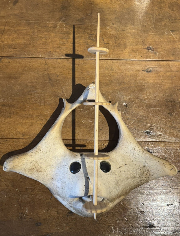 Inuit Bone Mask By Bobby Nashookpuk