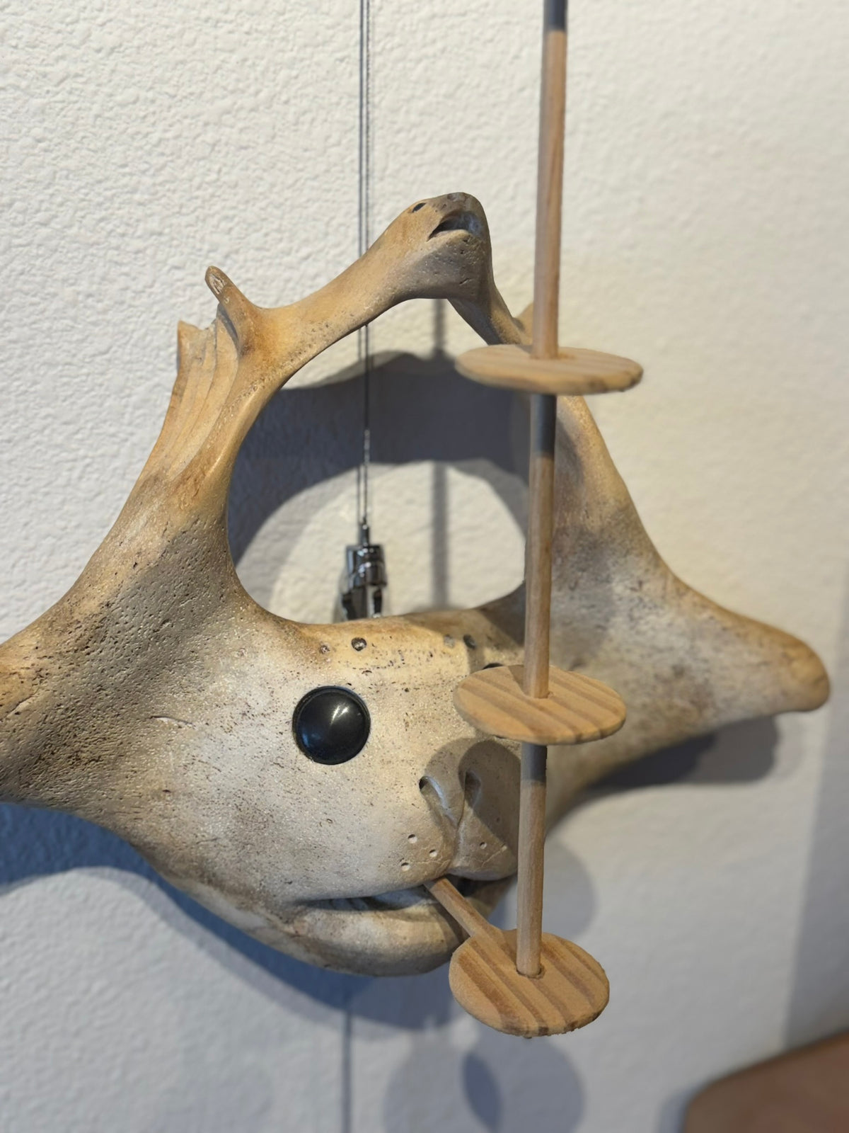 Inuit Bone Mask By Bobby Nashookpuk