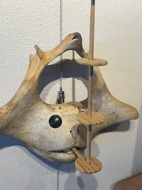 Inuit Bone Mask By Bobby Nashookpuk