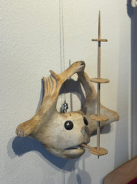 Inuit Bone Mask By Bobby Nashookpuk